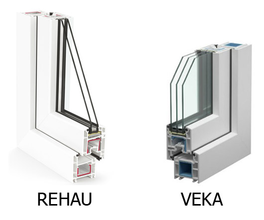 Чем отличаются окна ПВХ Veka и Rehau